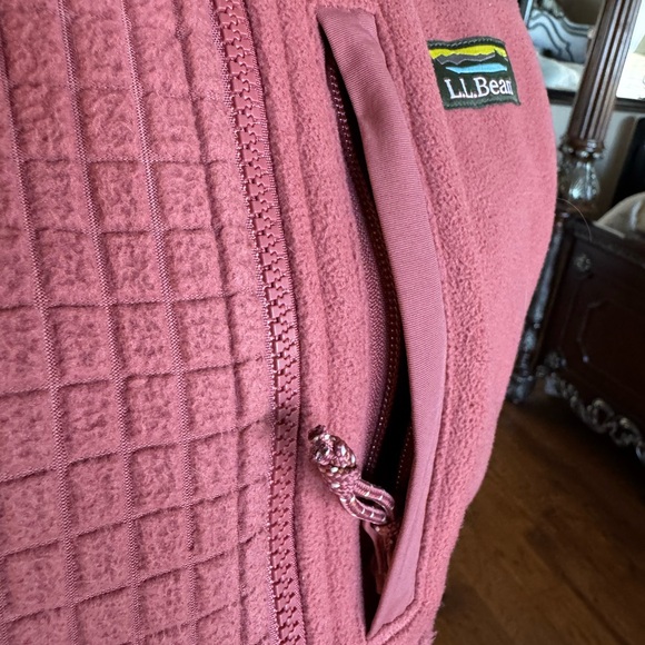 L.L. Bean Mountain Fleece Zipper Jacket - Picture 4 of 12